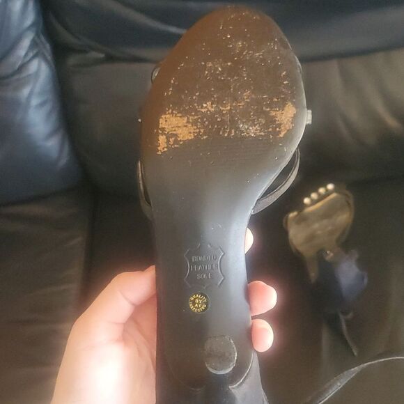 Jacqueline Ferrar Heels — Sparkle, Straps, and 90s Sass - Mob Wife Appeal - Picture 6 of 8